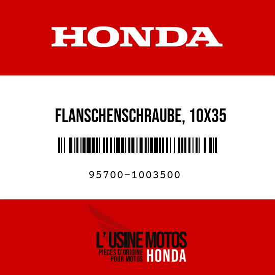 image de 95700-1003500 FLANSCHENSCHRAUBE, 10X35