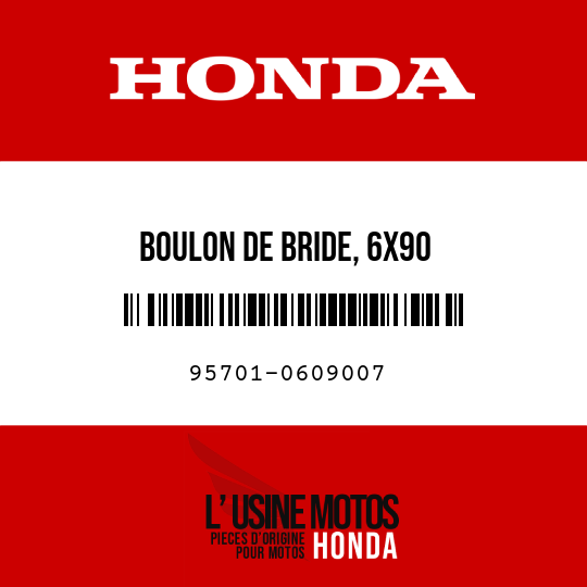 image de 95701-0609007 BOULON DE BRIDE, 6X90