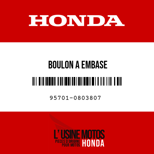 image de 95701-0803807 BOULON A EMBASE