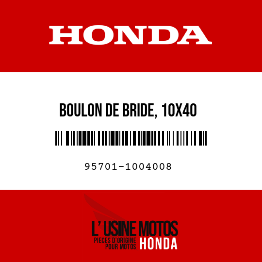 image de 95701-1004008 BOULON DE BRIDE, 10X40