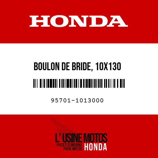 image de 95701-1013000 BOULON DE BRIDE, 10X130