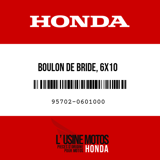 image de 95702-0601000 BOULON DE BRIDE, 6X10