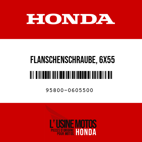 image de 95800-0605500 FLANSCHENSCHRAUBE, 6X55