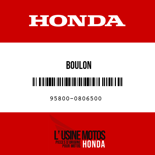 image de 95800-0806500 BOULON