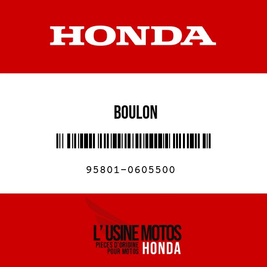 image de 95801-0605500 BOULON