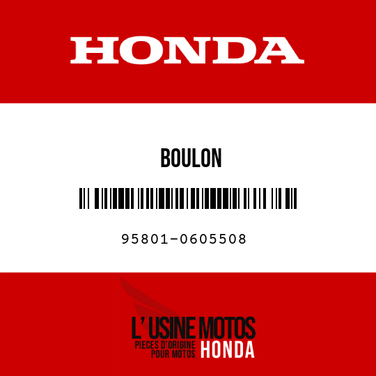 image de 95801-0605508 BOULON