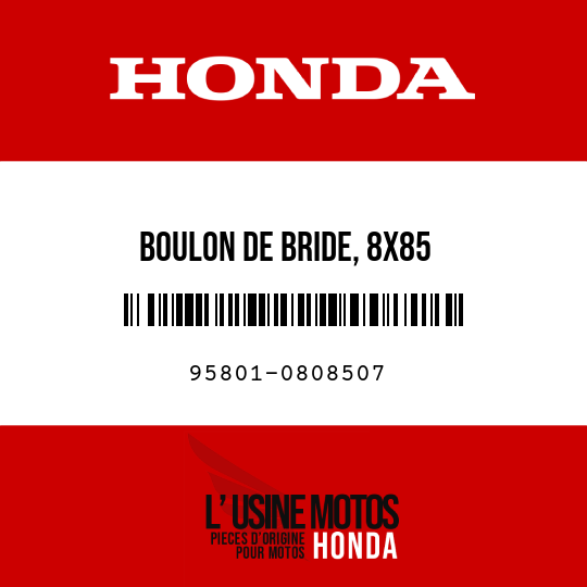 image de 95801-0808507 BOULON DE BRIDE, 8X85
