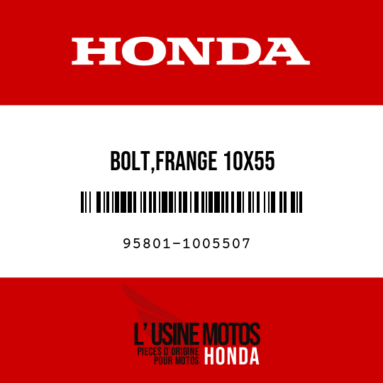 image de 95801-1005507 BOLT,FRANGE 10X55