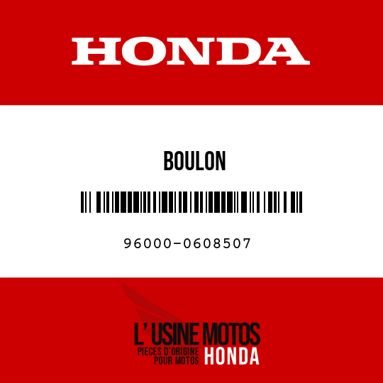 image de 96000-0608507 BOULON