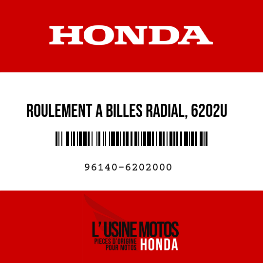 image de 96140-6202000 ROULEMENT A BILLES RADIAL, 6202U
