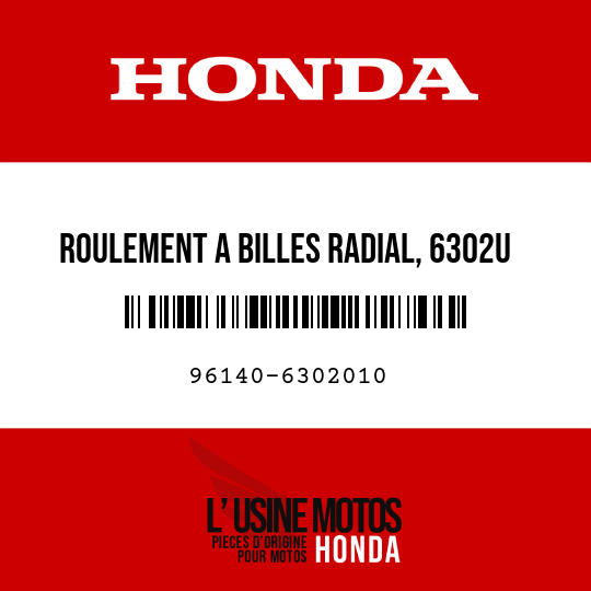 image de 96140-6302010 ROULEMENT A BILLES RADIAL, 6302U