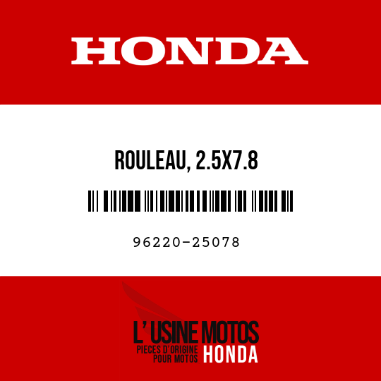 image de 96220-25078 ROULEAU, 2.5X7.8