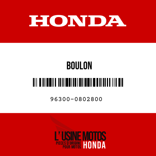 image de 96300-0802800 BOULON