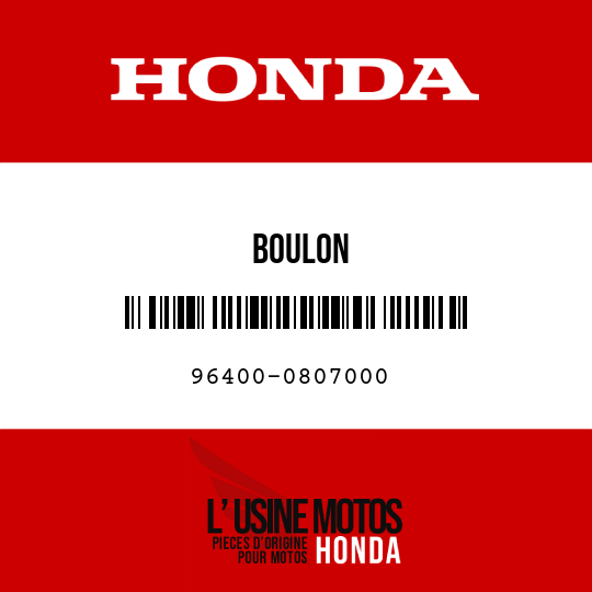 image de 96400-0807000 BOULON