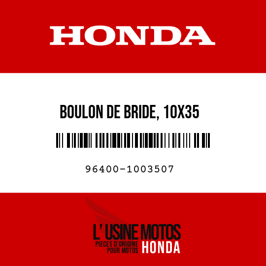 image de 96400-1003507 BOULON DE BRIDE, 10X35
