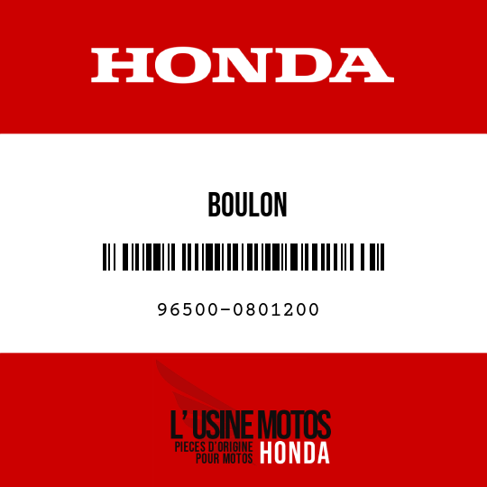 image de 96500-0801200 BOULON