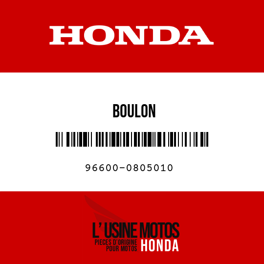 image de 96600-0805010 BOULON