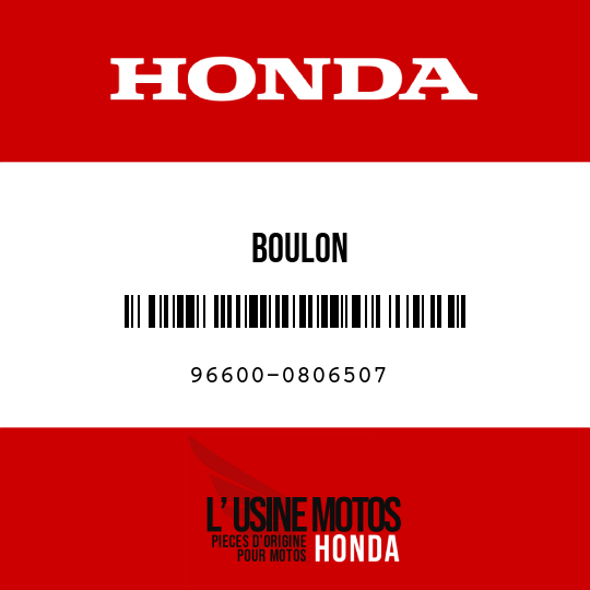image de 96600-0806507 BOULON