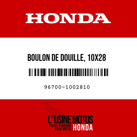 image de 96700-1002810 BOULON DE DOUILLE, 10X28