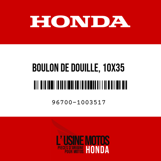 image de 96700-1003517 BOULON DE DOUILLE, 10X35