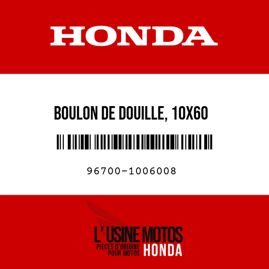 image de 96700-1006008 BOULON DE DOUILLE, 10X60