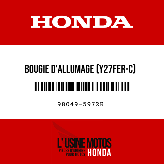 image de 98049-5972R BOUGIE D'ALLUMAGE (Y27FER-C) (DENSO)
