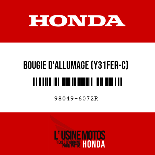 image de 98049-6072R BOUGIE D'ALLUMAGE (Y31FER-C) (DENSO)