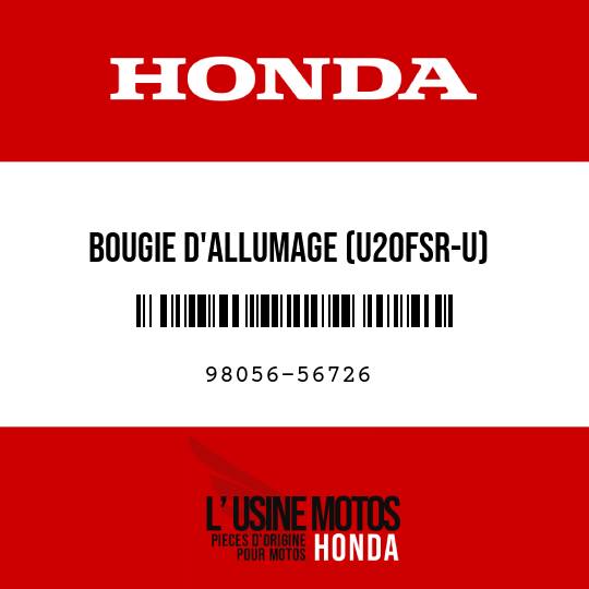 image de 98056-56726 BOUGIE D'ALLUMAGE (U20FSR-U) (DENSO)