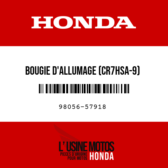 image de 98056-57918 BOUGIE D'ALLUMAGE (CR7HSA-9)