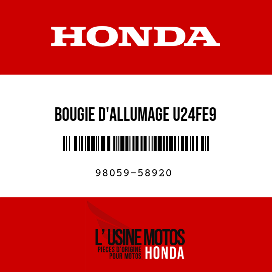 image de 98059-58920 BOUGIE D'ALLUMAGE U24FE9