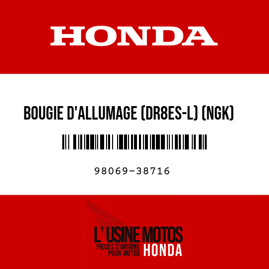 image de 98069-38716 BOUGIE D'ALLUMAGE (DR8ES-L) (NGK)