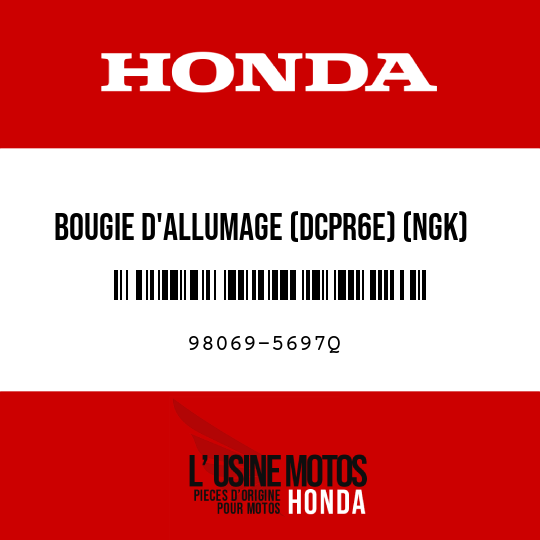 image de 98069-5697Q BOUGIE D'ALLUMAGE (DCPR6E) (NGK)