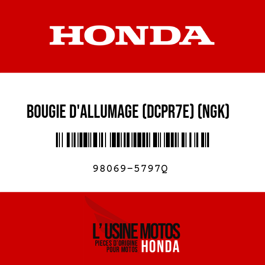 image de 98069-5797Q BOUGIE D'ALLUMAGE (DCPR7E) (NGK)