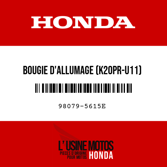 image de 98079-5615E BOUGIE D'ALLUMAGE (K20PR-U11) (DENSO)
