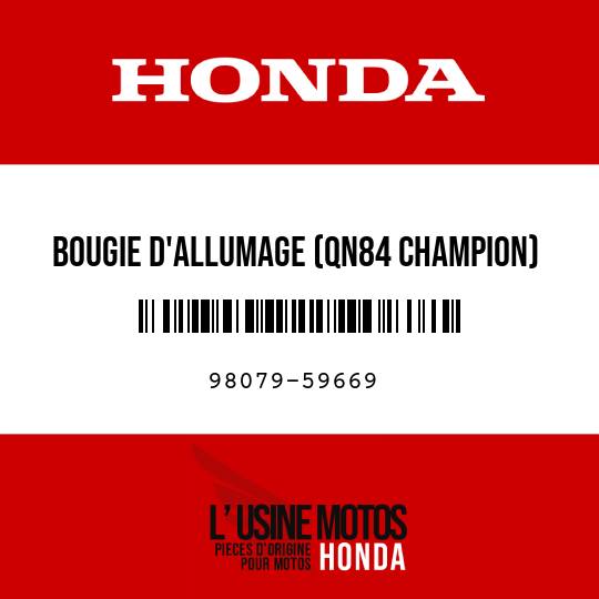image de 98079-59669 BOUGIE D'ALLUMAGE (QN84 CHAMPION)