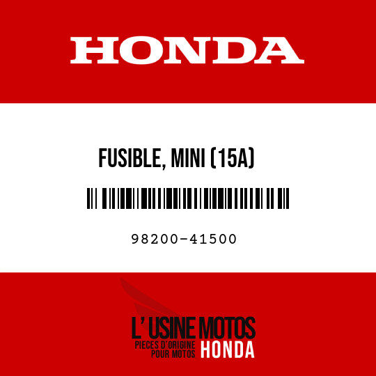 image de 98200-41500 FUSIBLE, MINI (15A)