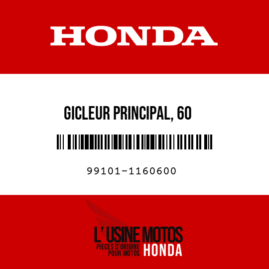 image de 99101-1160600 GICLEUR PRINCIPAL, 60