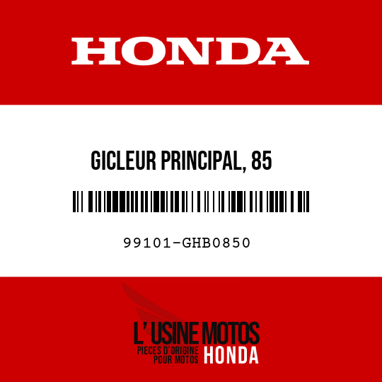 image de 99101-GHB0850 GICLEUR PRINCIPAL, 85