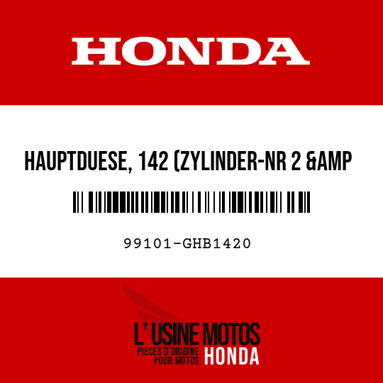 image de 99101-GHB1420 HAUPTDUESE, 142 (ZYLINDER-NR 2 &amp 3)