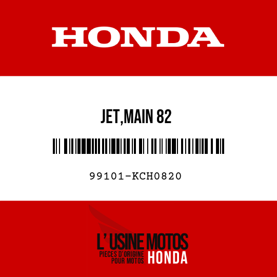 image de 99101-KCH0820 JET,MAIN 82