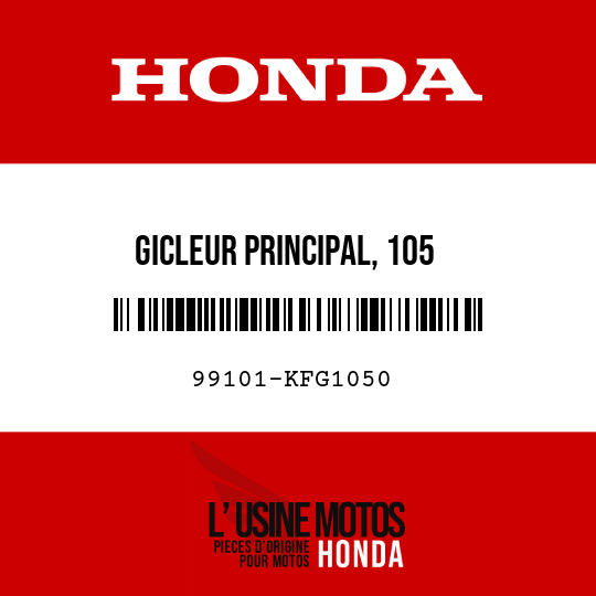 image de 99101-KFG1050 GICLEUR PRINCIPAL, 105