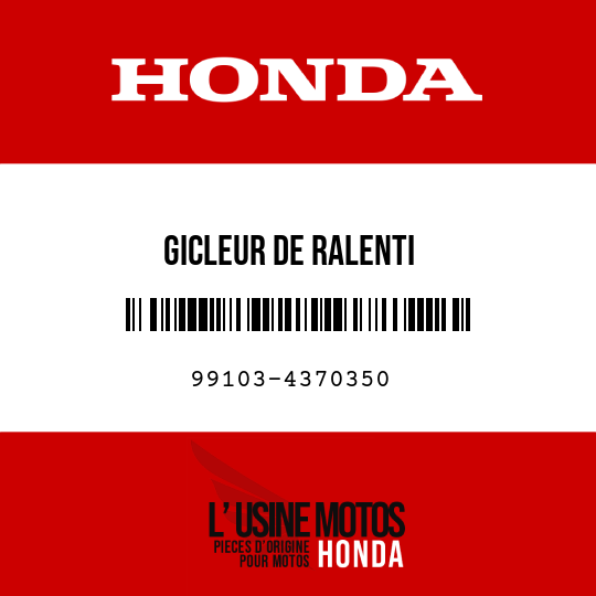 image de 99103-4370350 GICLEUR DE RALENTI