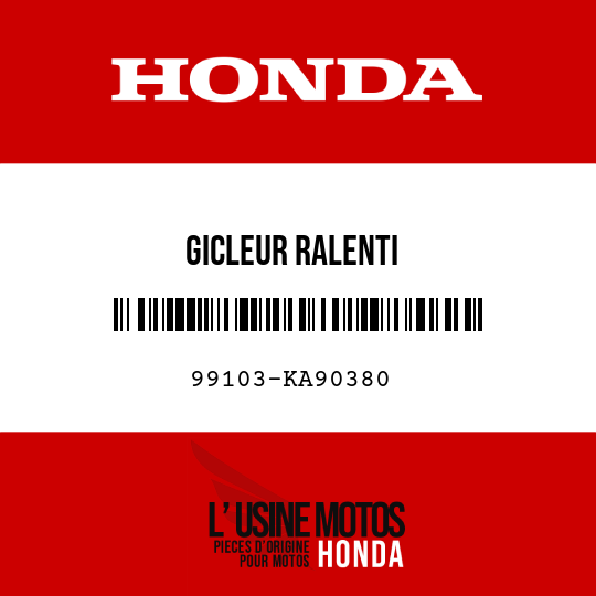 image de 99103-KA90380 GICLEUR RALENTI
