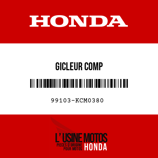 image de 99103-KCM0380 GICLEUR COMP