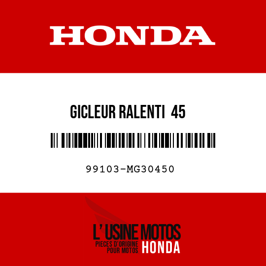 image de 99103-MG30450 GICLEUR RALENTI  45