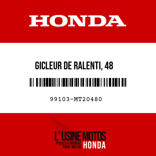 image de 99103-MT20480 GICLEUR DE RALENTI, 48