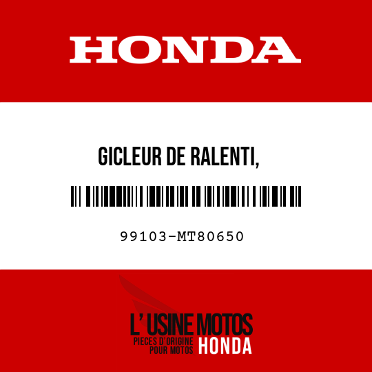 image de 99103-MT80650 GICLEUR DE RALENTI,