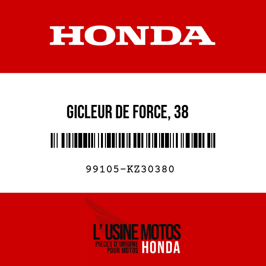 image de 99105-KZ30380 GICLEUR DE FORCE, 38