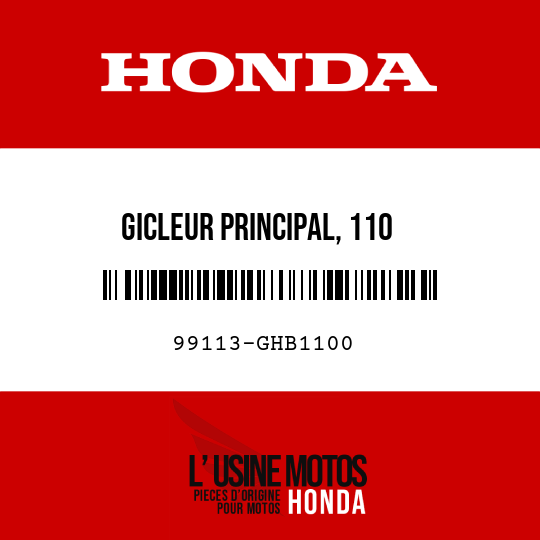 image de 99113-GHB1100 GICLEUR PRINCIPAL, 110