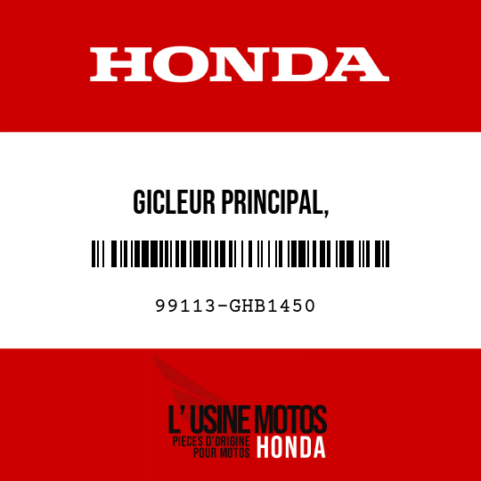 image de 99113-GHB1450 GICLEUR PRINCIPAL, 